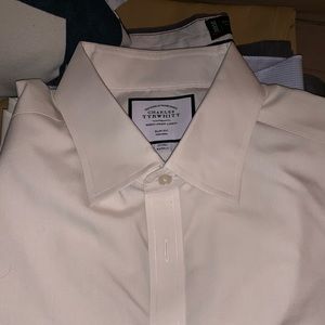 Charles Tyrwhitt 17 x 32/33 NonIron Slim-Fit Shirt
